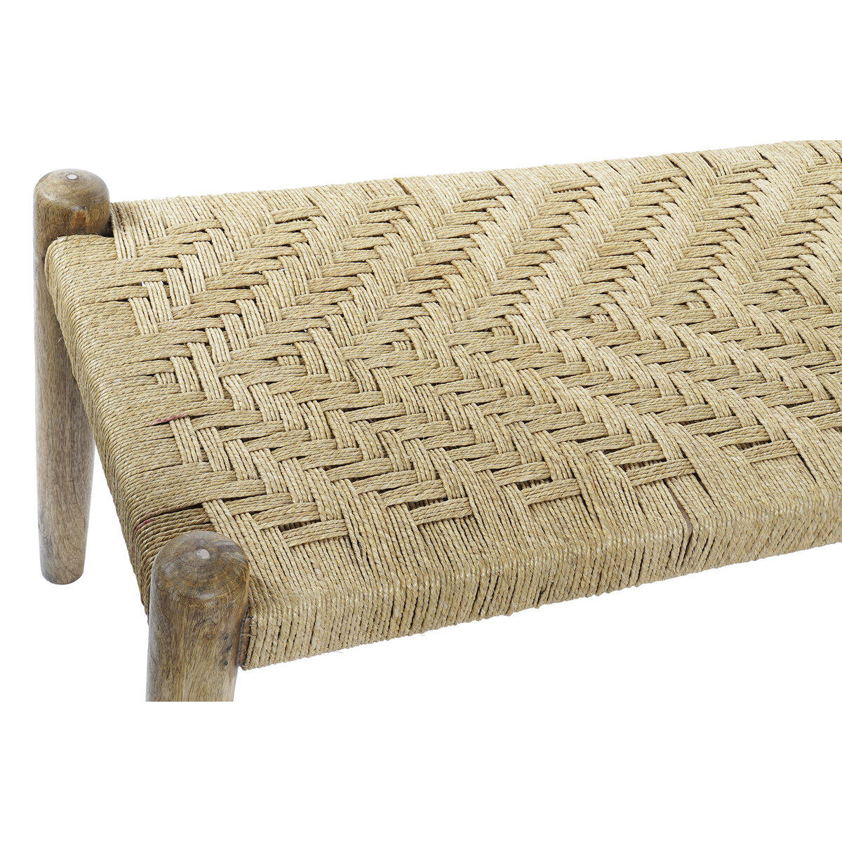 imagem de Banqueta DKD Home Decor 145 x 55 x 49 cm Natural Castanho Corda Madeira de mangueira3