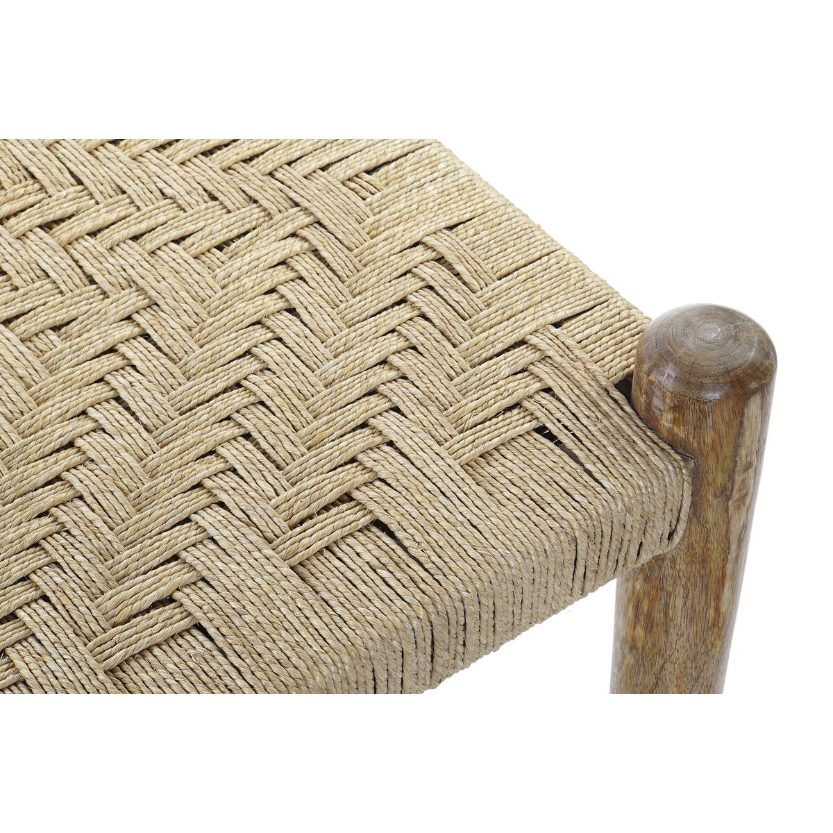 imagem de Banqueta DKD Home Decor 145 x 55 x 49 cm Natural Castanho Corda Madeira de mangueira4