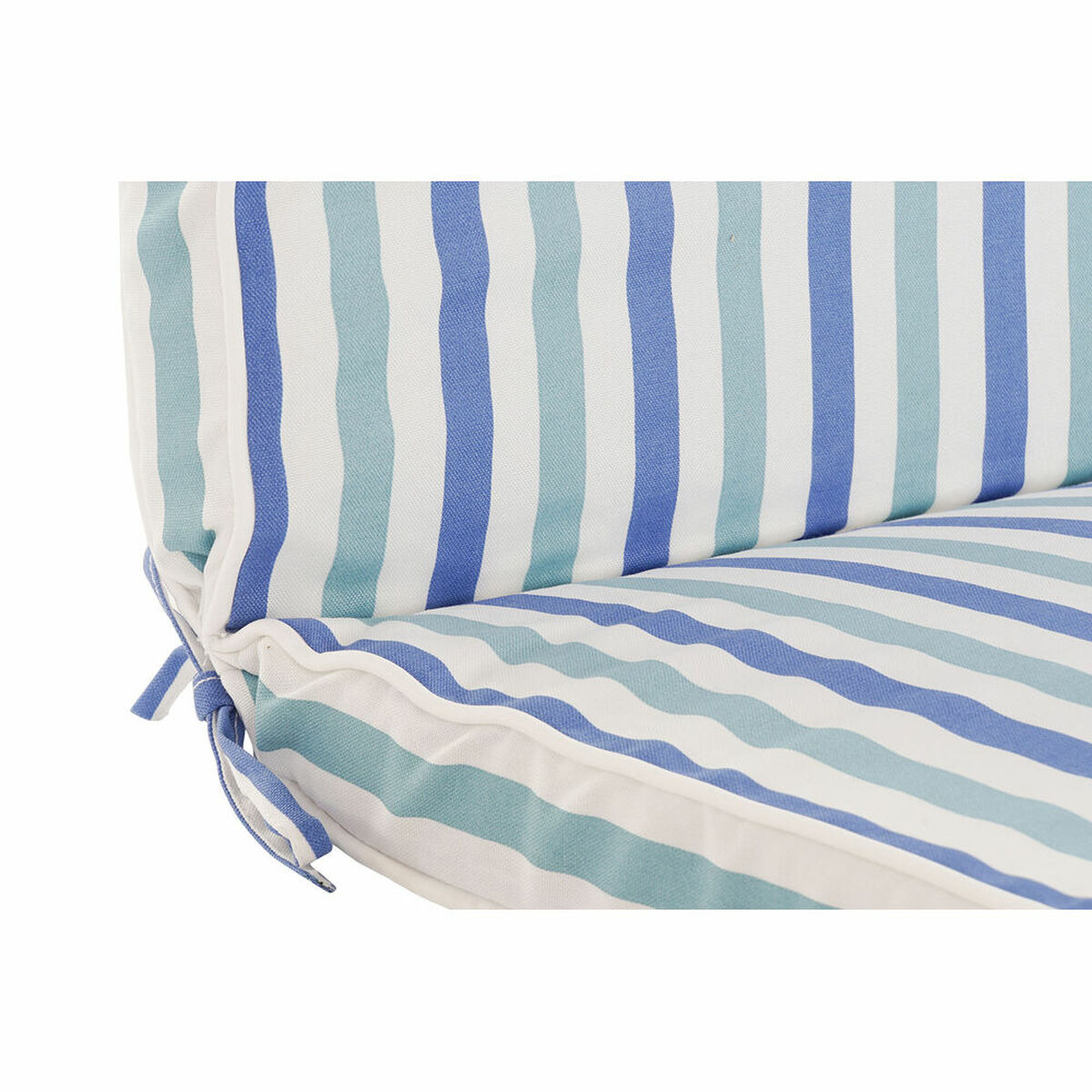 imagem de Almofada DKD Home Decor Redes 190 x 60 x 5 cm Riscas Branco Azul celeste Azul Marinho (190 x 60 x 5 cm)4