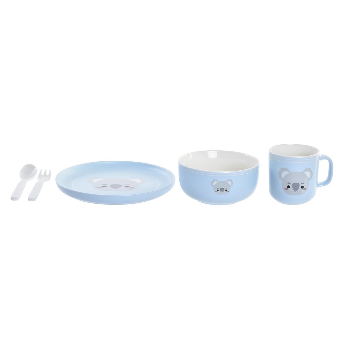 DKD Home Decor - Conjunto de Louça Infantil DKD Home Decor Koala