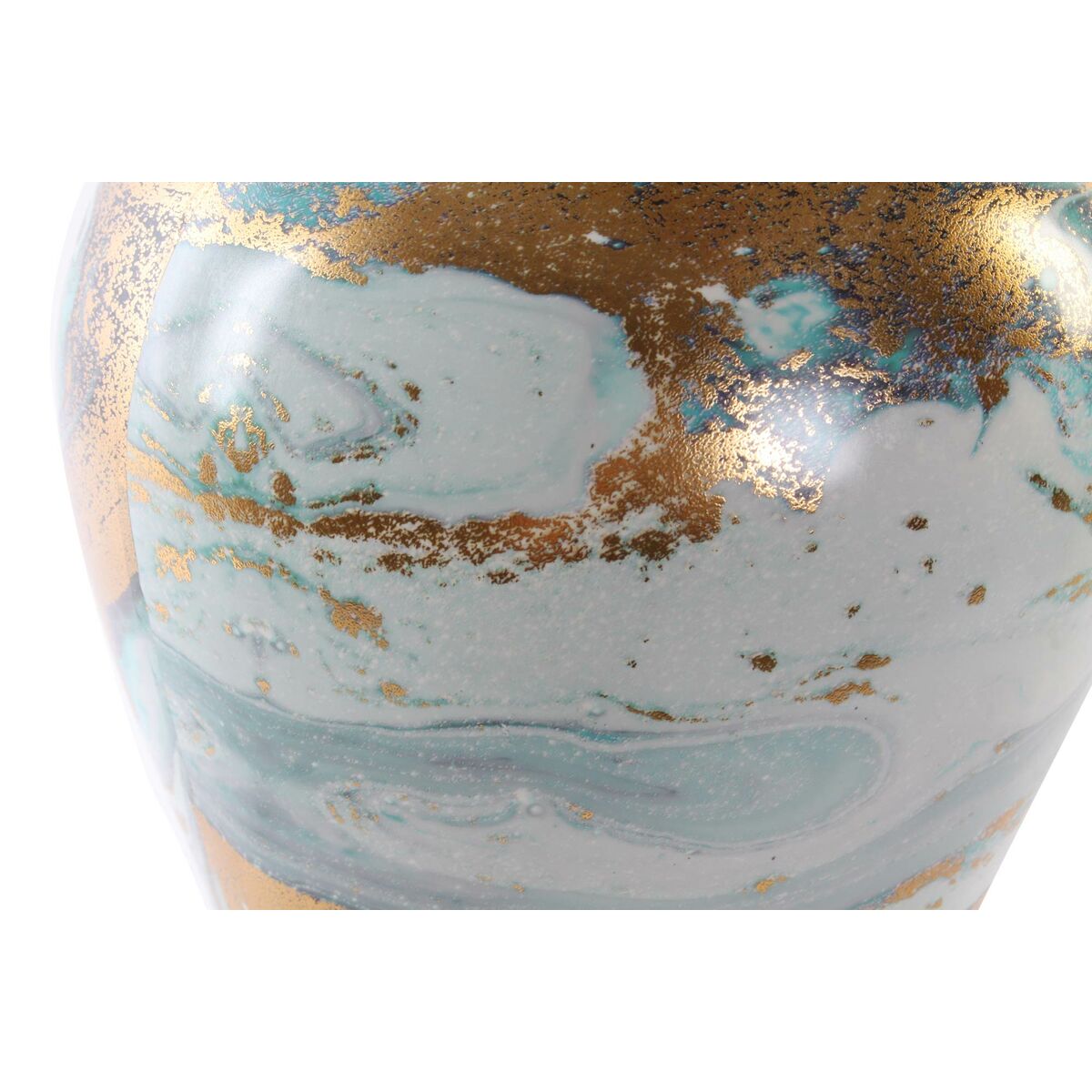 imagem de Vaso DKD Home Decor Porcelana Azul Moderno (22 x 22 x 41 cm)2