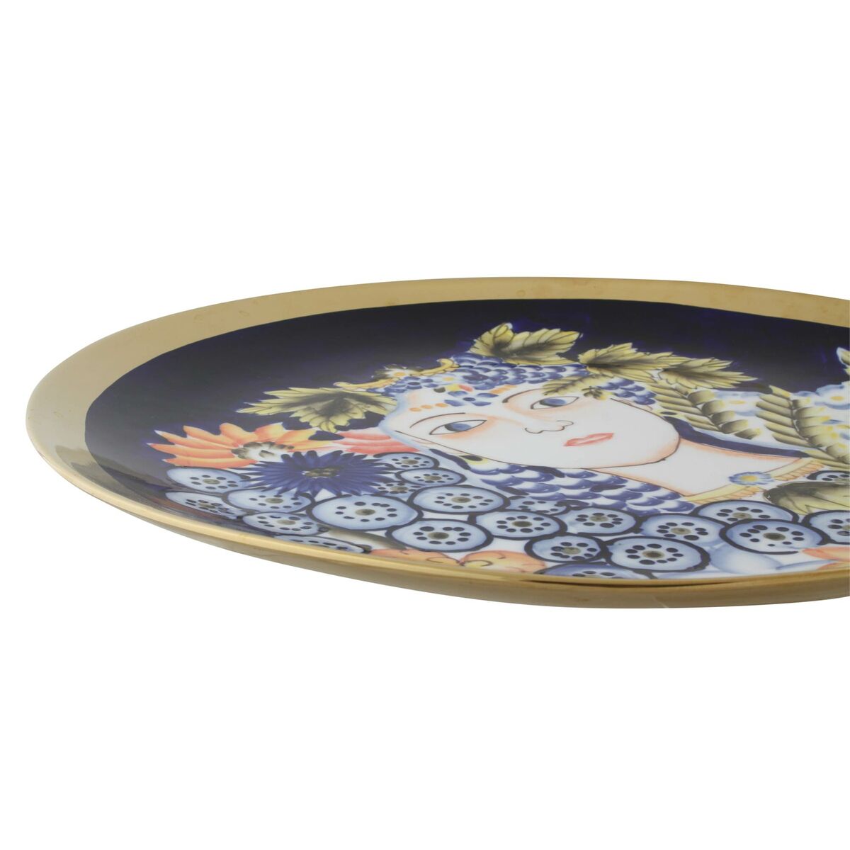 imagem de Centro de mesa DKD Home Decor Porcelana (42 x 42 x 4 cm)1