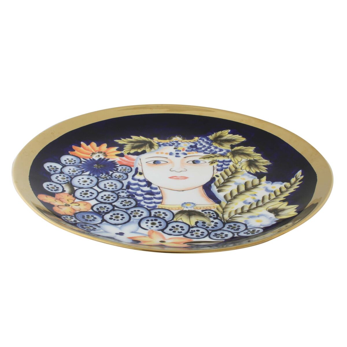 imagem de Centro de mesa DKD Home Decor Porcelana (42 x 42 x 4 cm)2