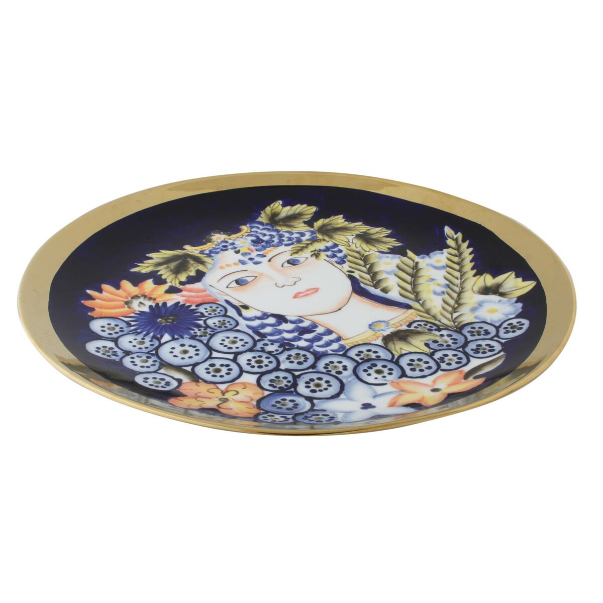 imagem de Centro de mesa DKD Home Decor Porcelana (42 x 42 x 4 cm)5