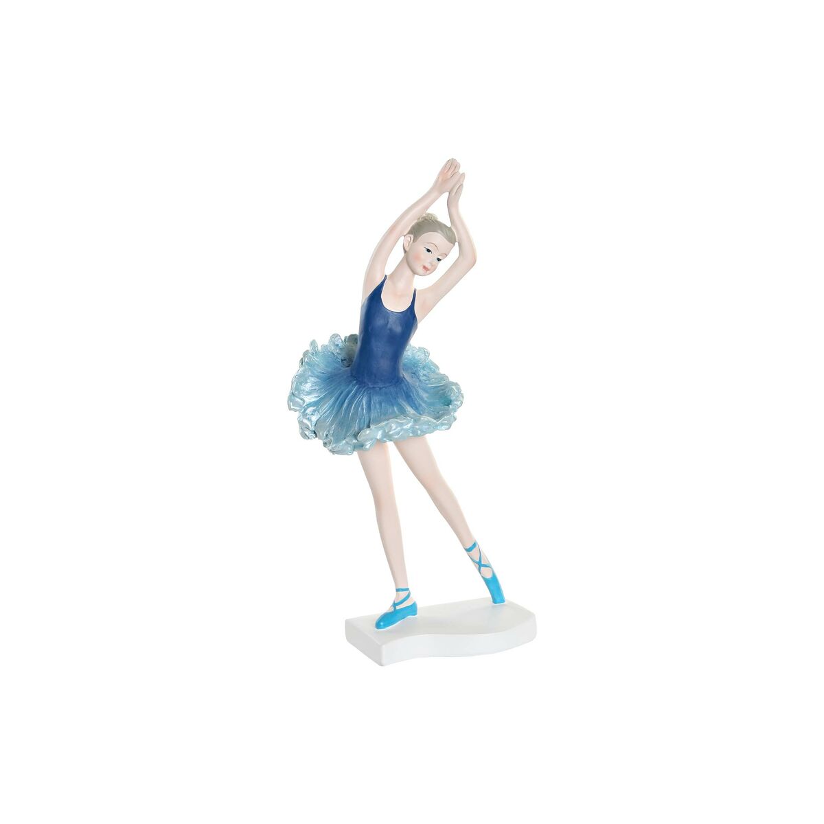 DKD Home Decor - Figura Decorativa DKD Home Decor Azul Romântico Bailarina Ballet 11 x 6 x 23 cm