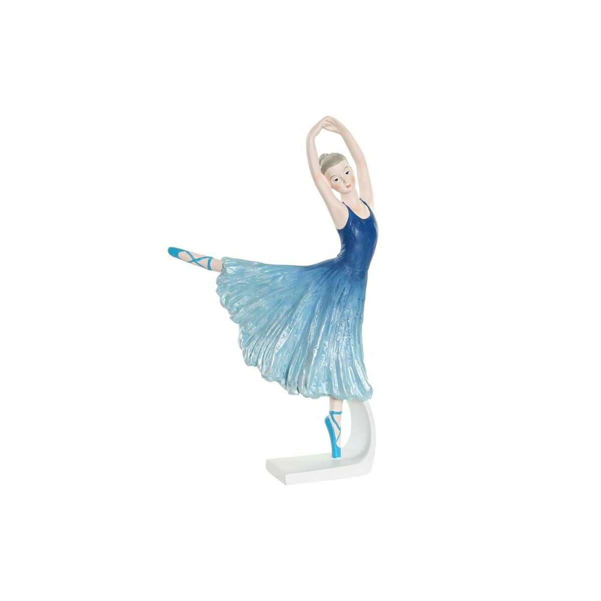 DKD Home Decor - Figura Decorativa DKD Home Decor Azul Romântico Bailarina Ballet 13 x 6 x 23 cm