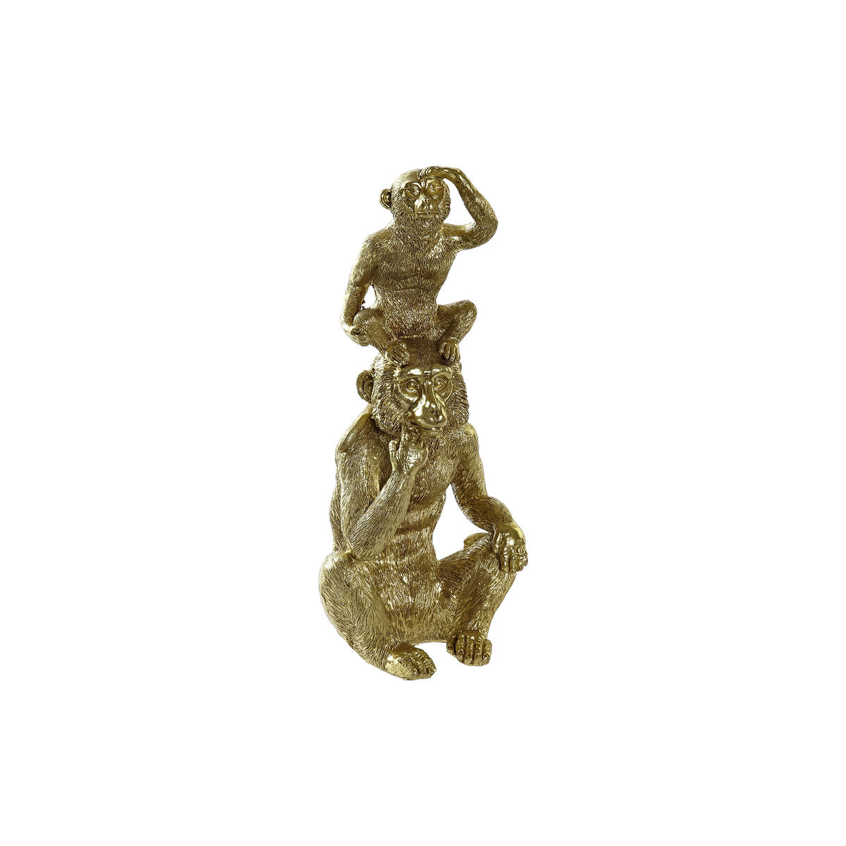 DKD Home Decor - Figura Decorativa DKD Home Decor Dourado 13,5 x 10 x 30 cm