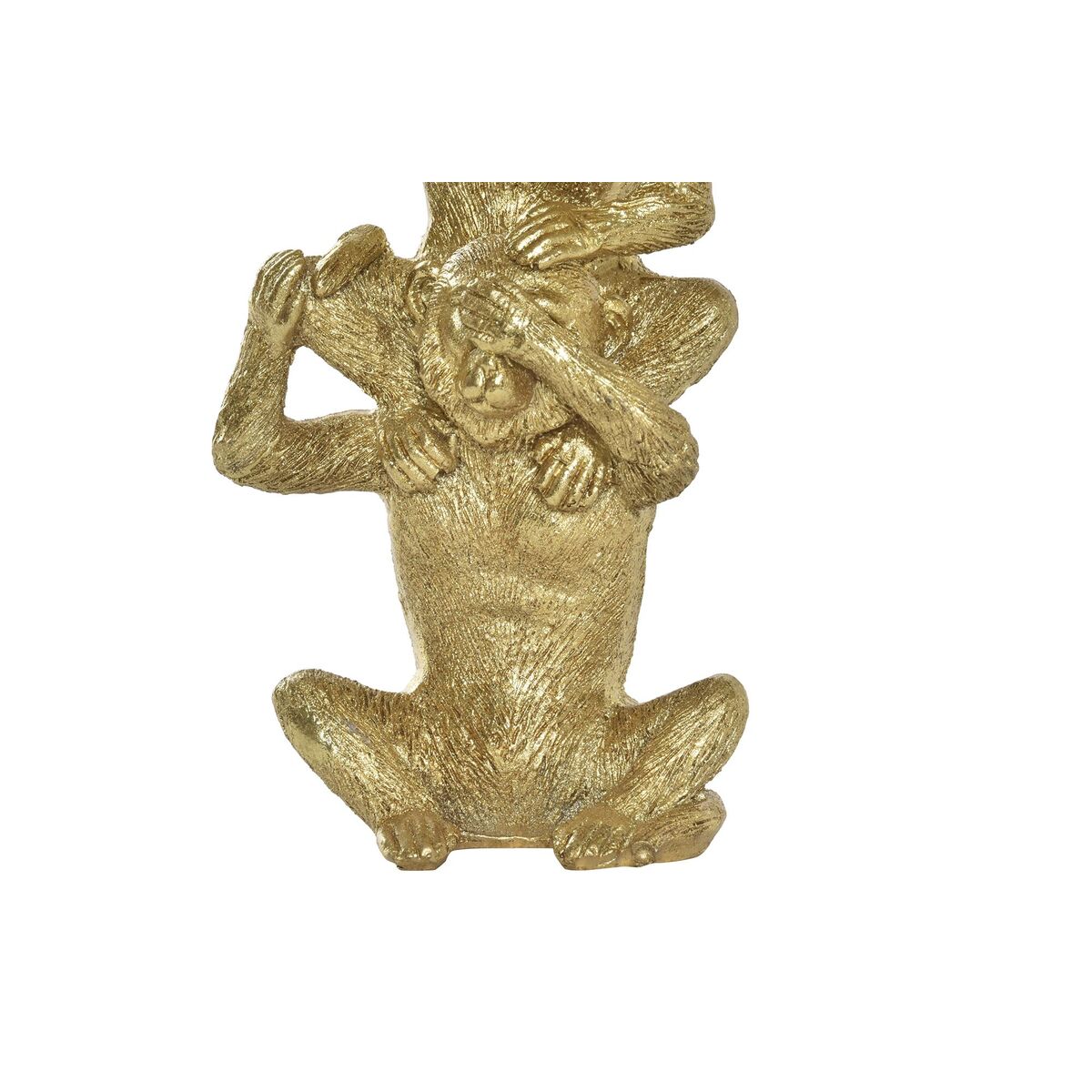 imagem de Figura Decorativa DKD Home Decor Dourado Macacos 9 x 7 x 25 cm3