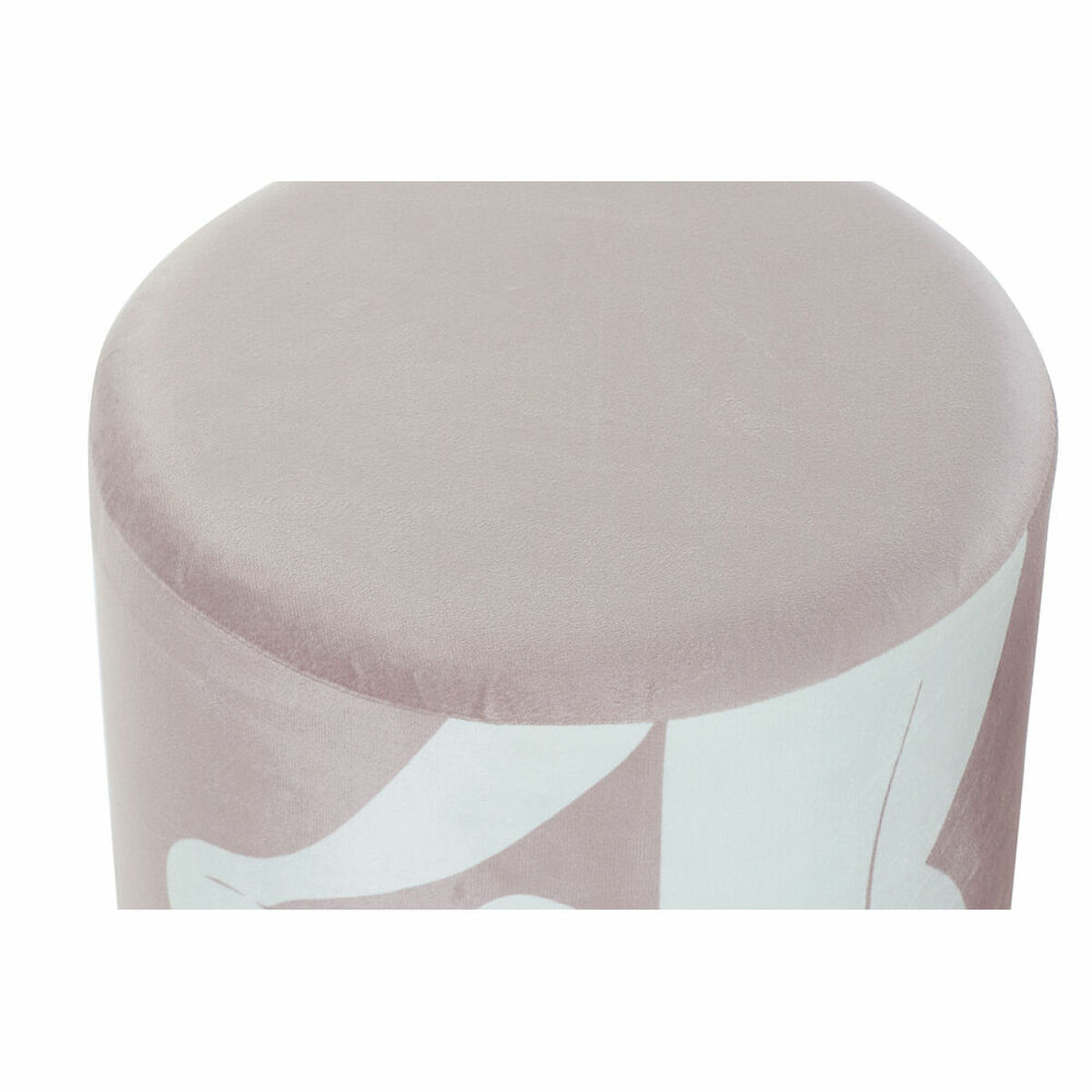 imagem de Repousa pés DKD Home Decor Scandi Dourado Branco Rosa Claro 30 x 30 x 38 cm (2 Unidades)3