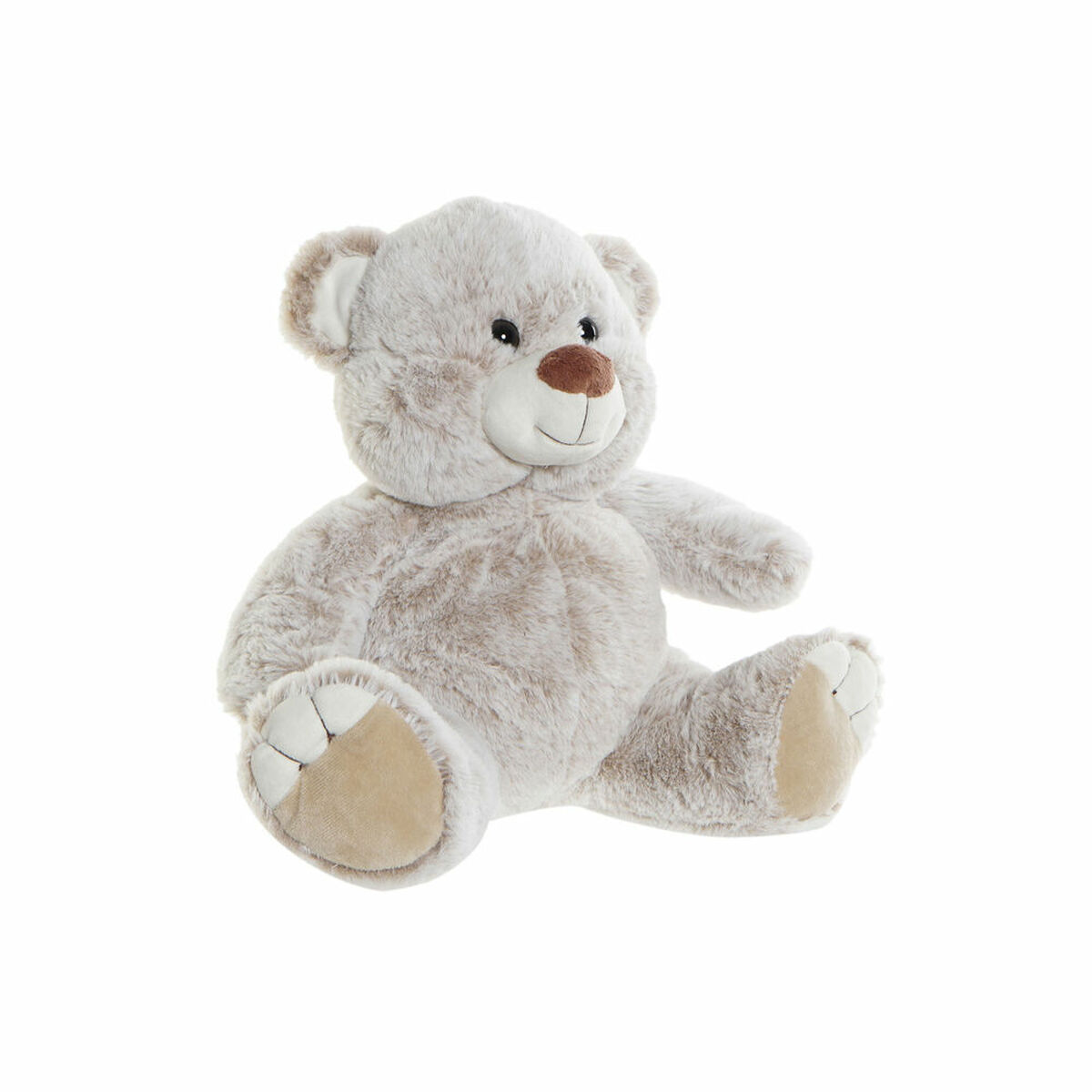 DKD Home Decor - Peluche DKD Home Decor Castanho Bege Multicolor Plástico Urso 29 x 24 x 29 cm