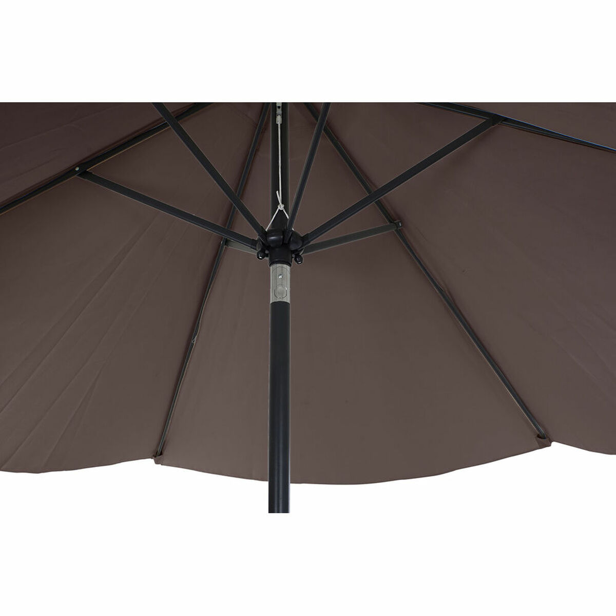 imagem de Parasol DKD Home Decor Castanho Preto Poliéster Aço (300 x 300 x 250 cm)4