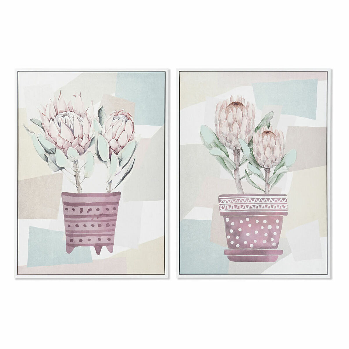 DKD Home Decor - Pintura DKD Home Decor Escandinavo 53 x 4,5 x 73 cm (2 Unidades)