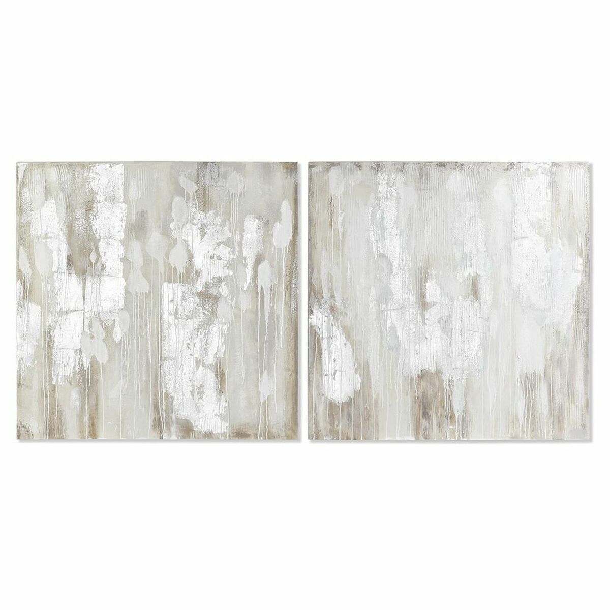 DKD Home Decor - Pintura DKD Home Decor 100 x 3,7 x 100 cm Abstrato Moderno (2 Unidades)