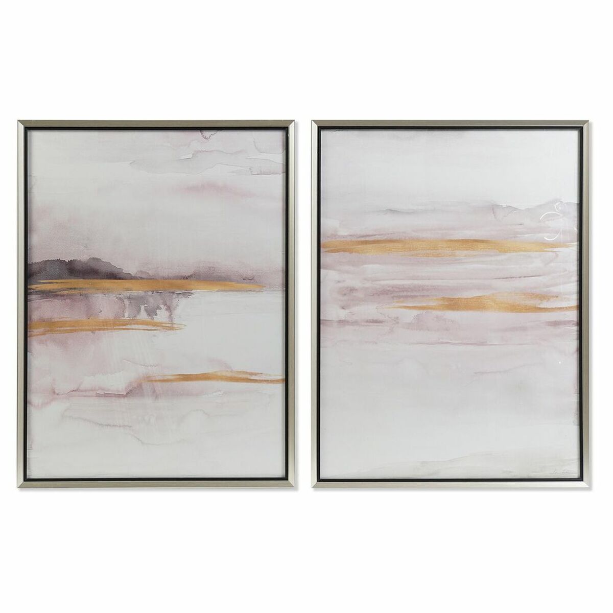 DKD Home Decor - Pintura DKD Home Decor 60 x 3,5 x 80 cm Abstrato Urbana (2 Unidades)