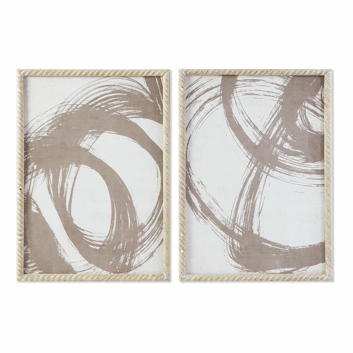 DKD Home Decor - Pintura DKD Home Decor 50 x 2,5 x 70 cm Abstrato Moderno (2 Unidades)