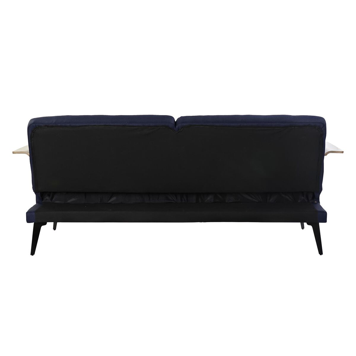 imagem de Sofá-cama DKD Home Decor Azul Castanho Preto Metal Moderno Urbana 203 x 87 x 81 cm3