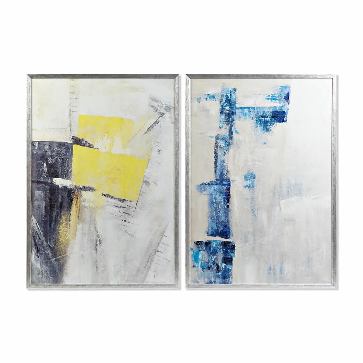 DKD Home Decor - Pintura DKD Home Decor Abstrato 70 x 3 x 100 cm Urbana (2 Unidades)