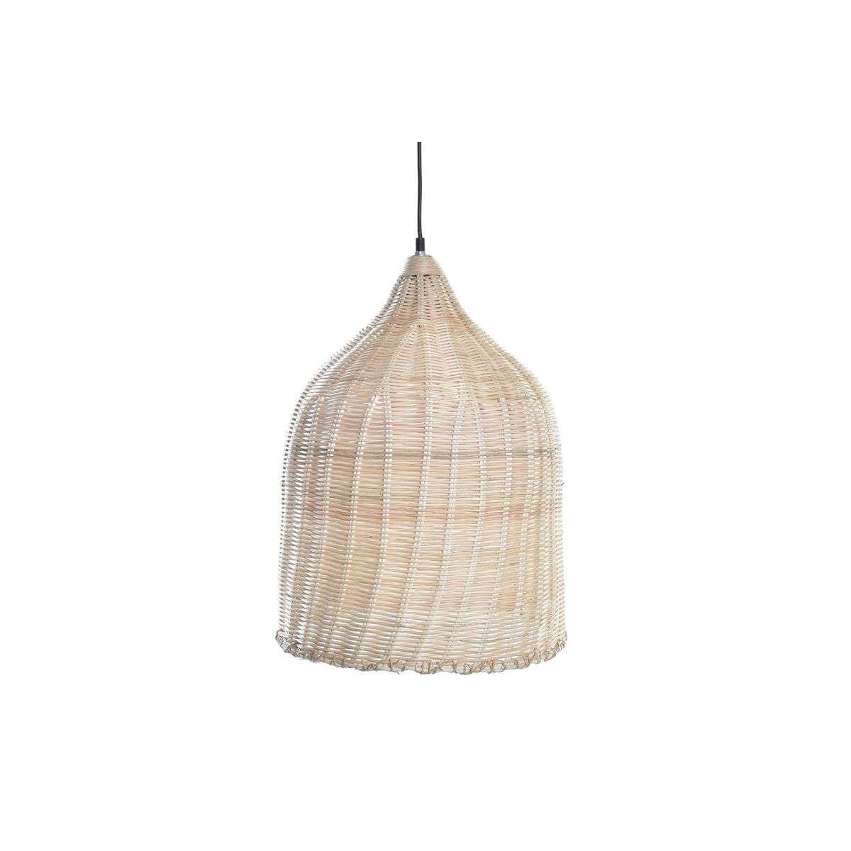 DKD Home Decor - Candeeiro de teto DKD Home Decor Natural Rotim 40 x 40 x 51 cm 50 W