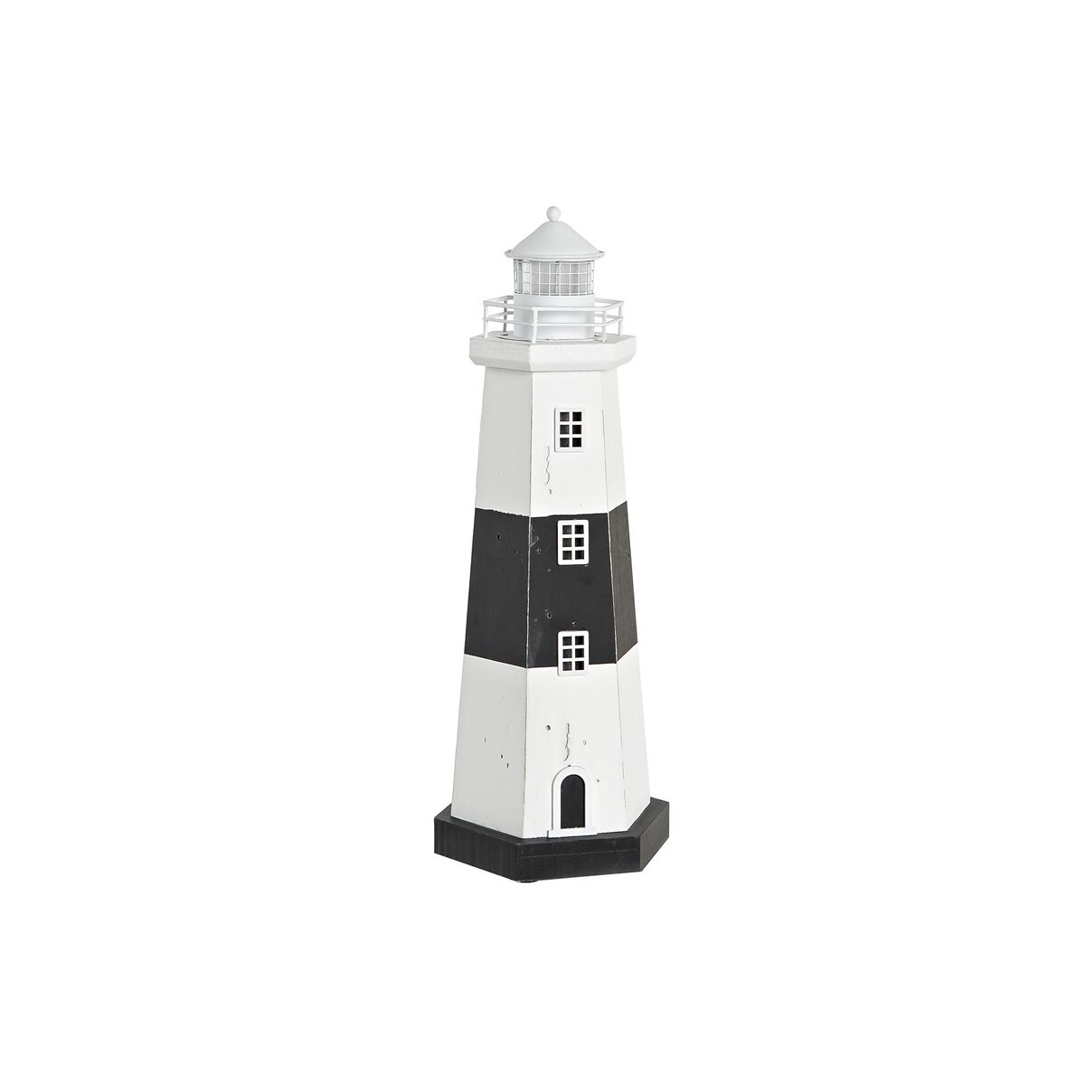 DKD Home Decor - Decoração luminosa DKD Home Decor 16 x 14 x 42 cm Madeira Farol