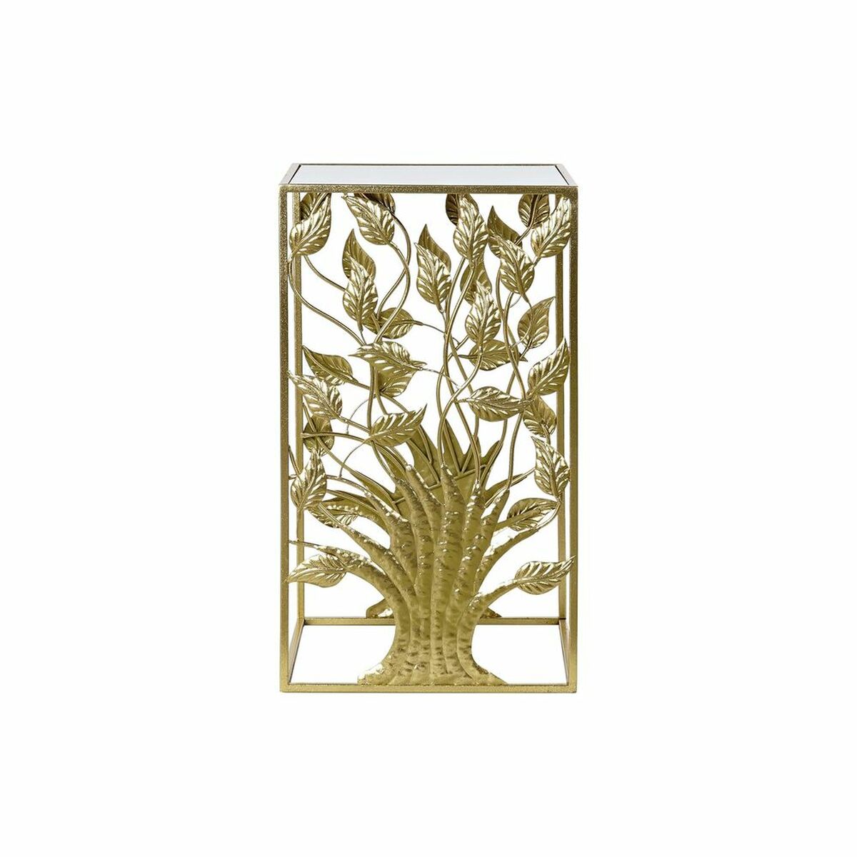 imagem de Conjunto de 3 mesas pequenas DKD Home Decor Dourado Metal Espelho 40 x 40 x 70 cm5