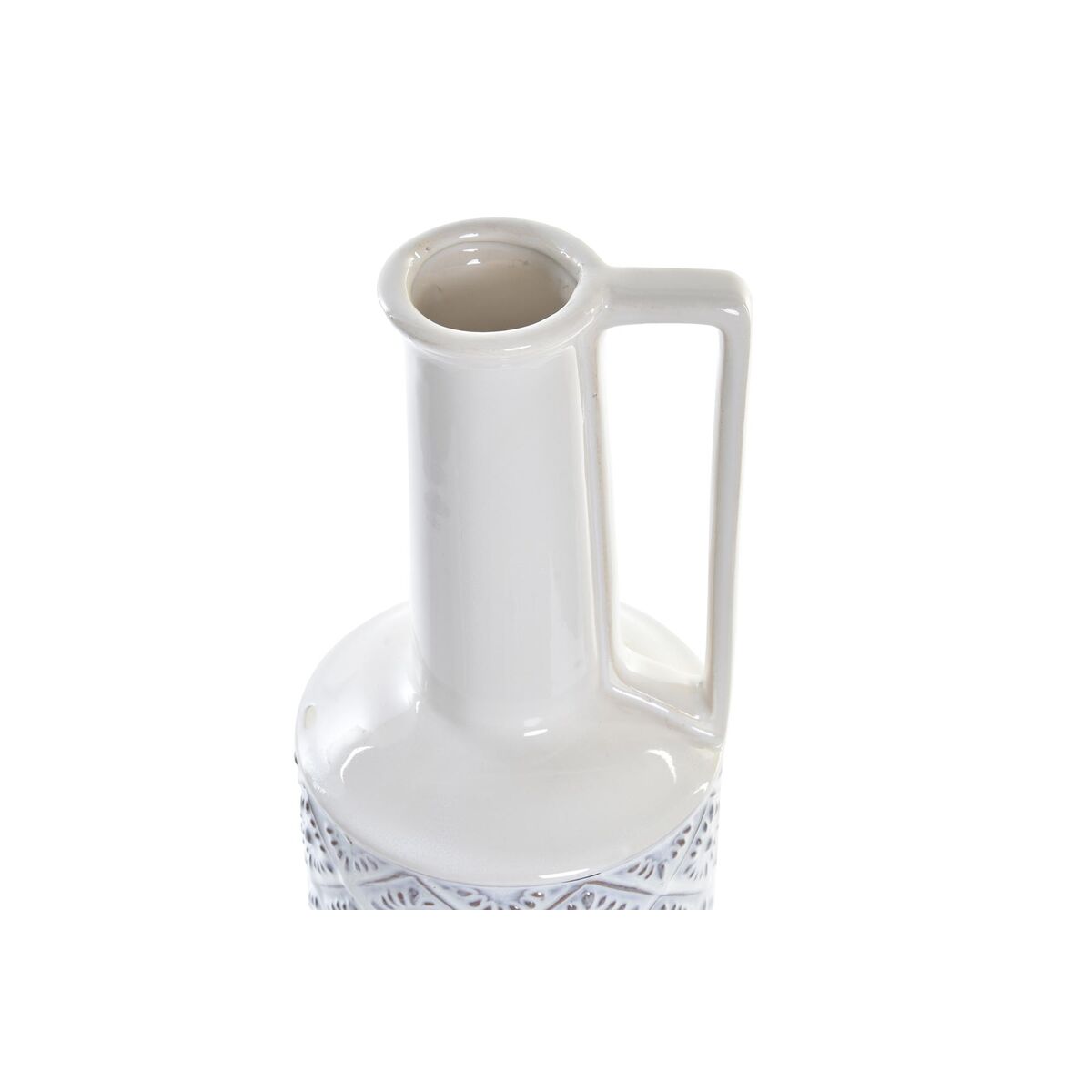 imagem de Vaso DKD Home Decor 14 x 14 x 45 cm Porcelana Azul Branco Mediterrâneo3