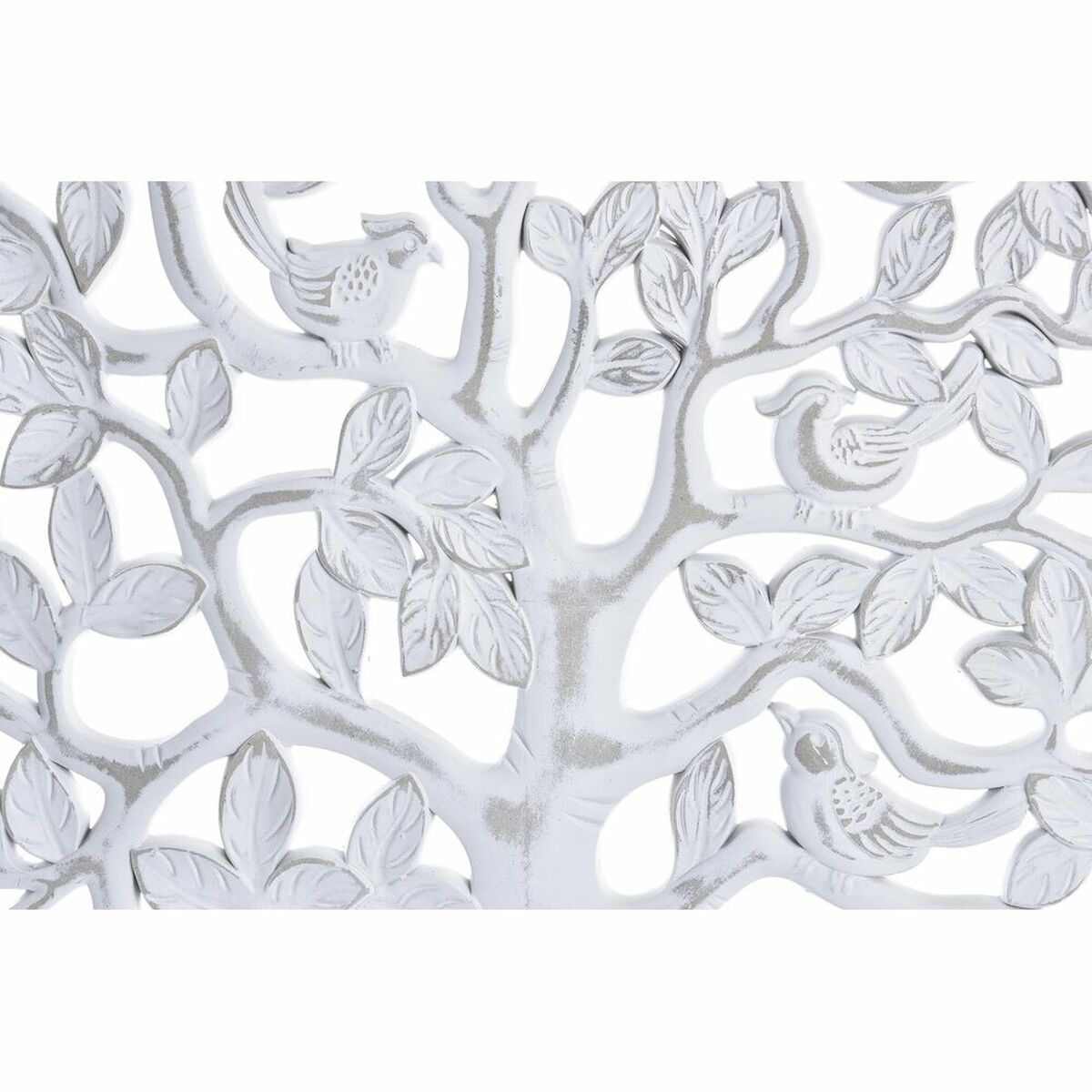 imagem de Decoração de Parede DKD Home Decor Árvore MDF Branco (80 x 2 x 80 cm)3