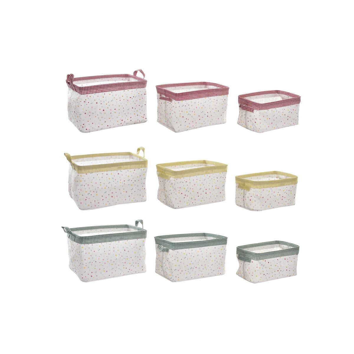 DKD Home Decor - Conjunto de Cestas DKD Home Decor 35 x 21 x 20 cm