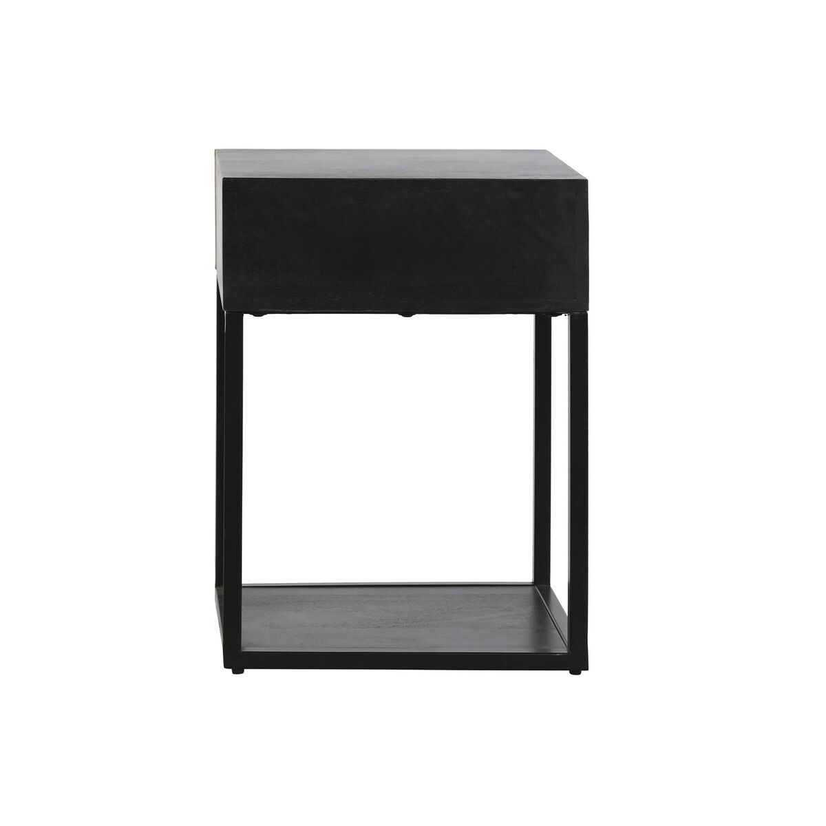 imagem de Mesa de Cabeceira DKD Home Decor Dourado 35 x 40 x 55 cm Preto Metal Madeira5