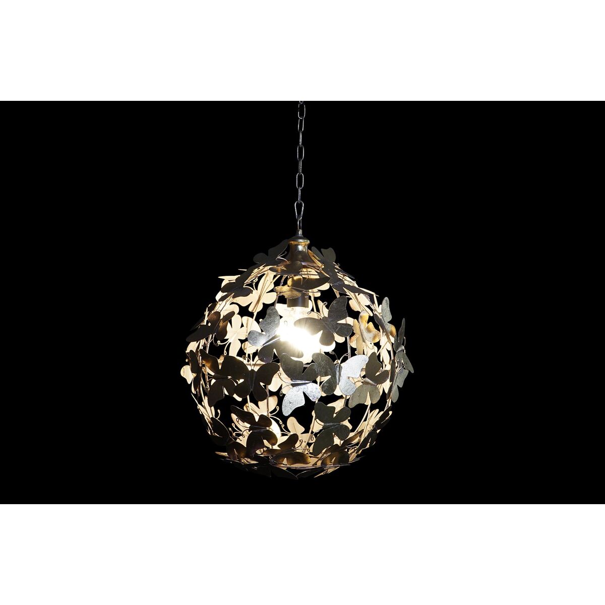 imagem de Candeeiro de teto DKD Home Decor Ouro Dourado Metal 50 W 42 x 42 x 49 cm5