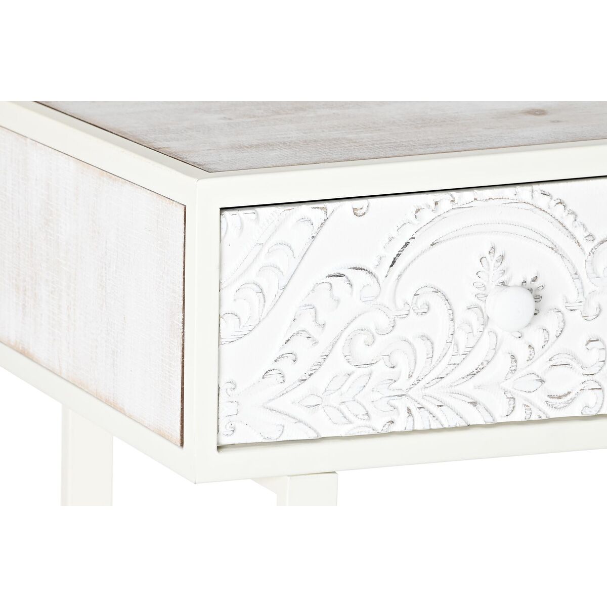 imagem de Consola DKD Home Decor Branco Abeto Madeira MDF 120 x 35 x 80 cm3