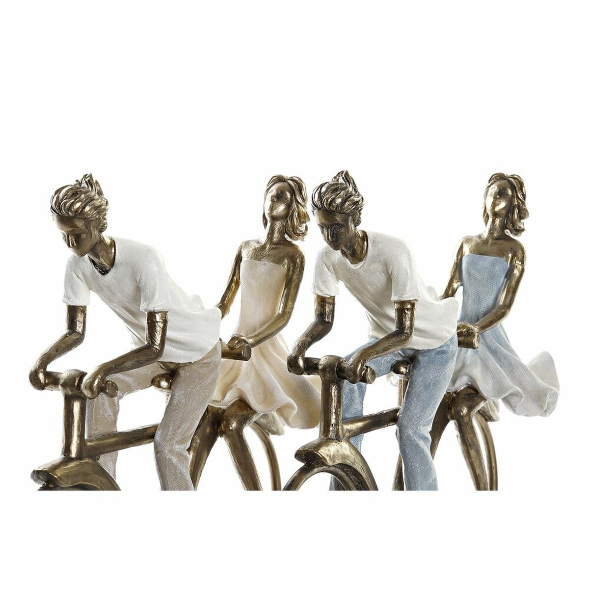 imagem de Figura Decorativa DKD Home Decor 27 x 9,5 x 23 cm Cobre Parceiro (2 Unidades)2