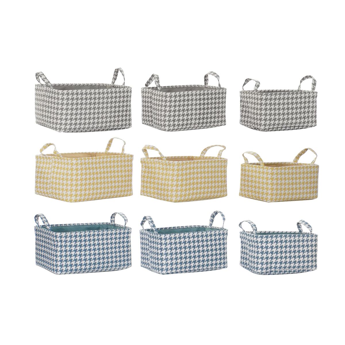 DKD Home Decor - Conjunto de Cestas DKD Home Decor 40 x 30 x 20 cm