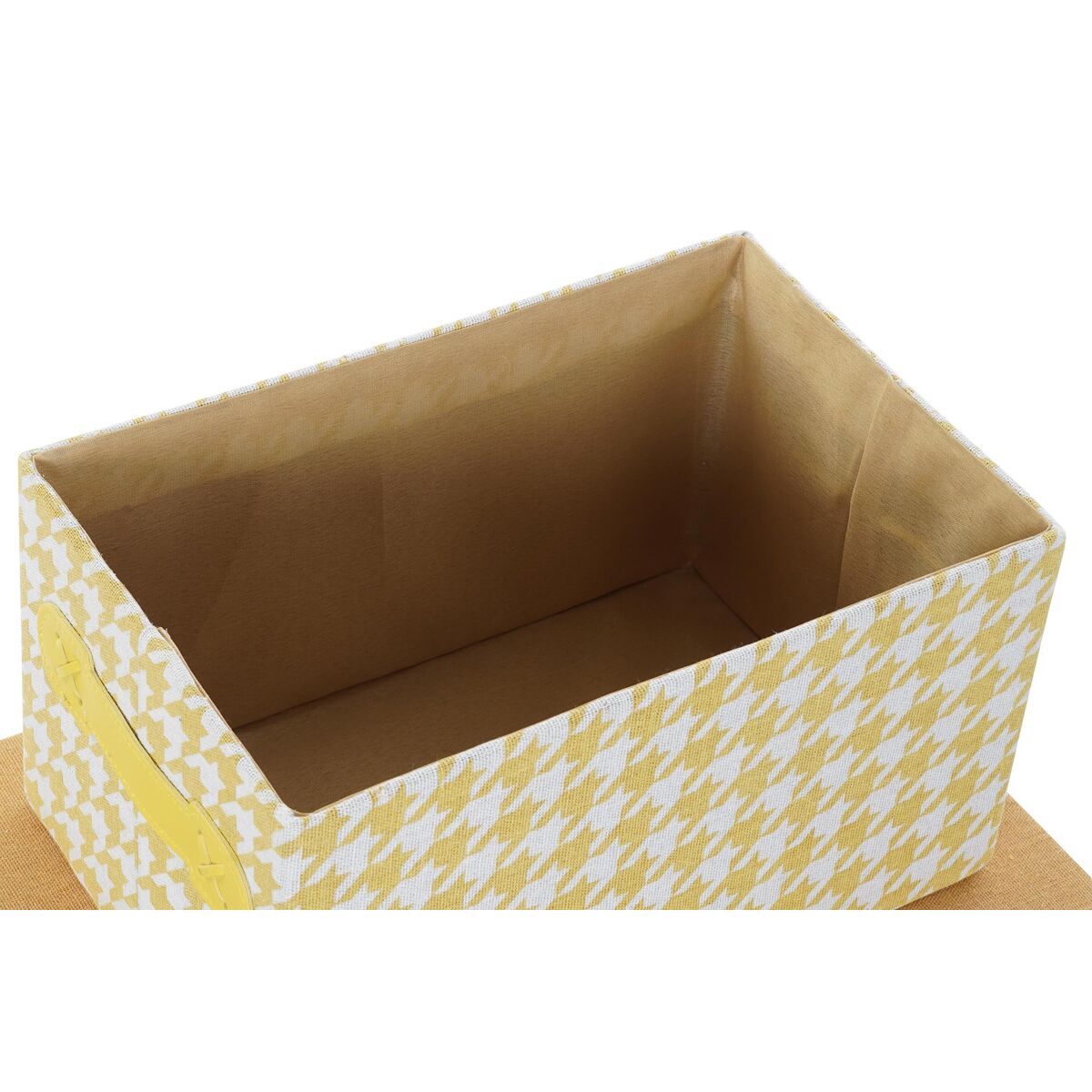 imagem de Conjunto de Caixas de Organização Empilháveis DKD Home Decor Cinzento Azul Amarelo 40 x 30 x 20 cm3