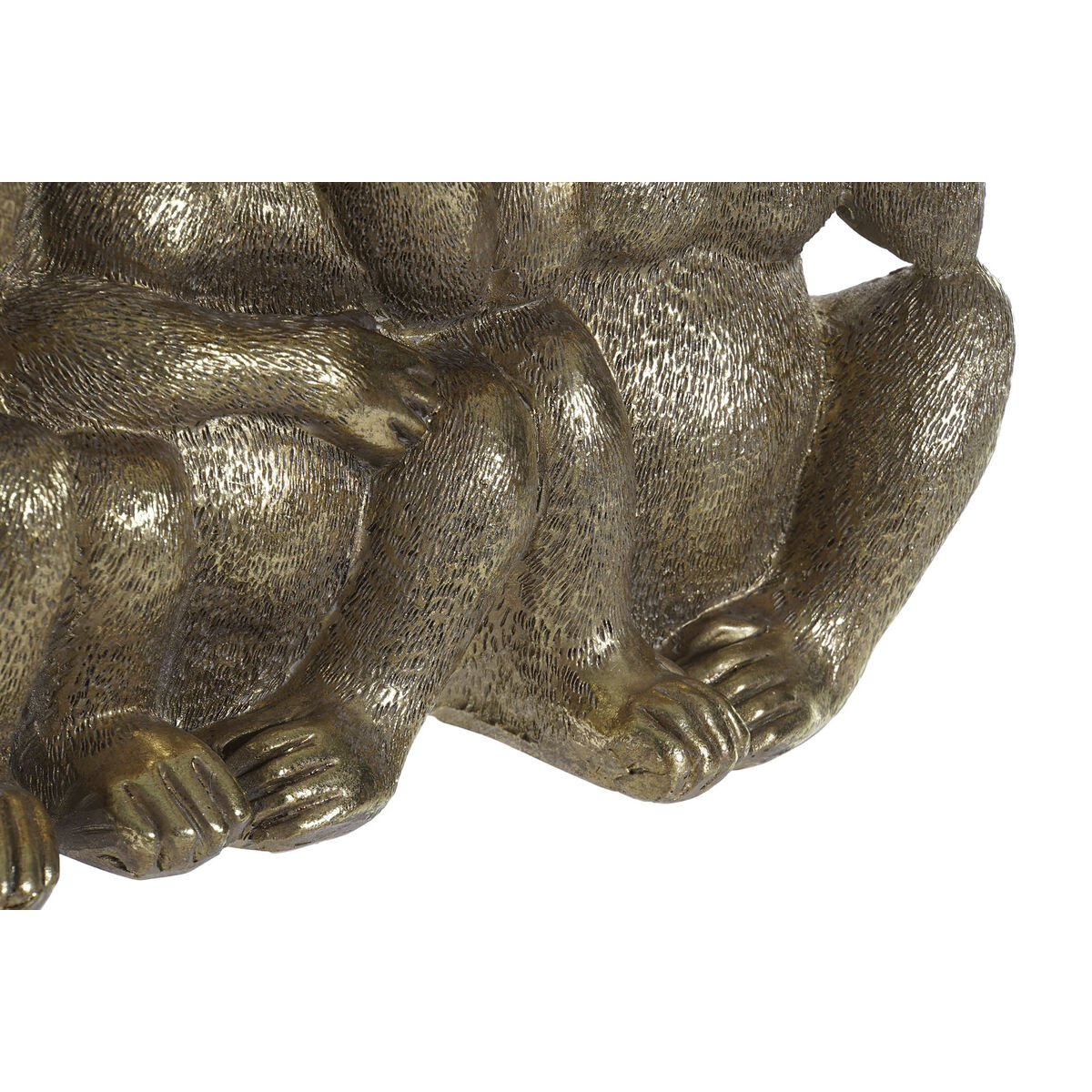 imagem de Figura Decorativa DKD Home Decor 28,5 x 11 x 19,6 cm Dourado Colonial3