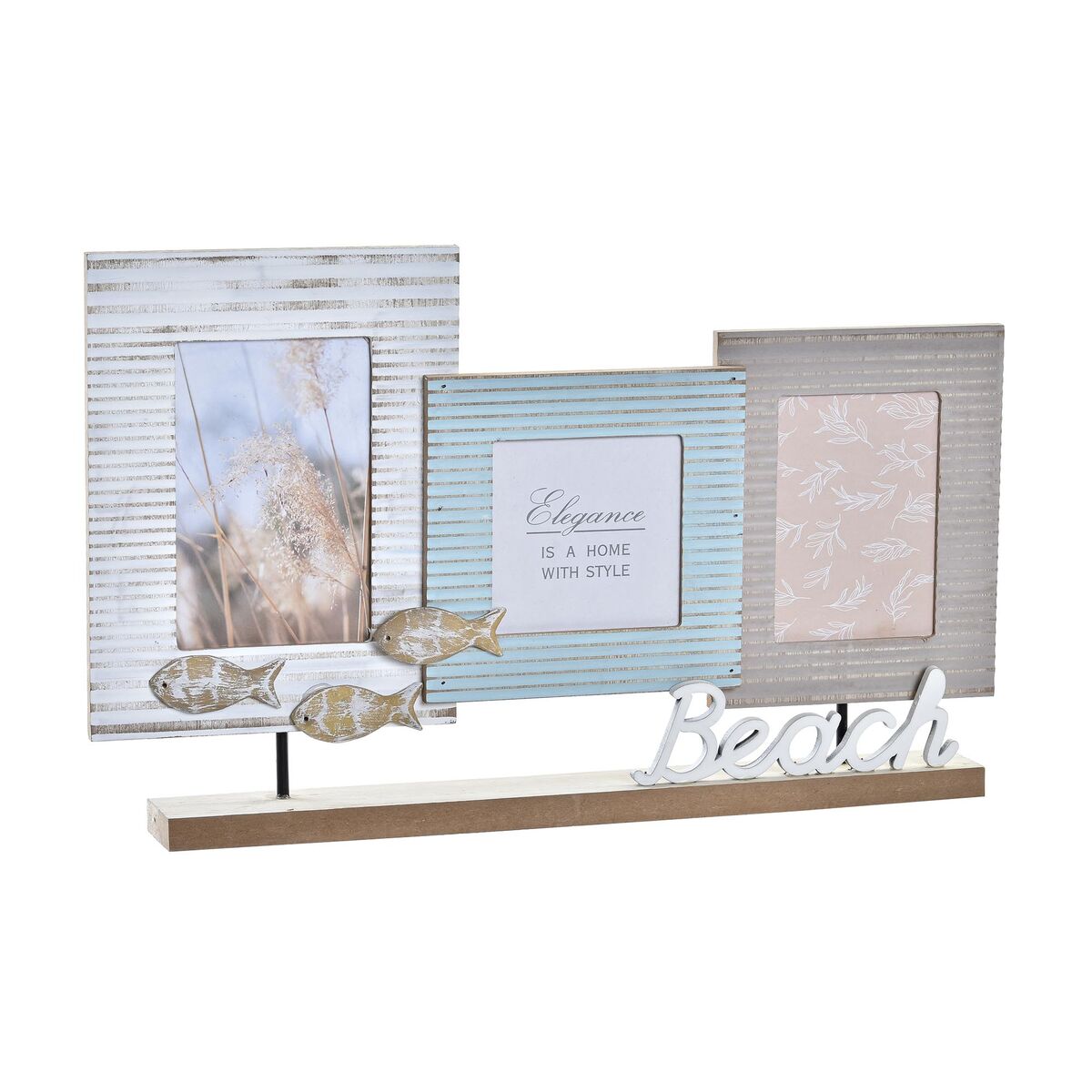 DKD Home Decor - Moldura de Fotos DKD Home Decor Beach Marinheiro 43 x 5 x 27 cm