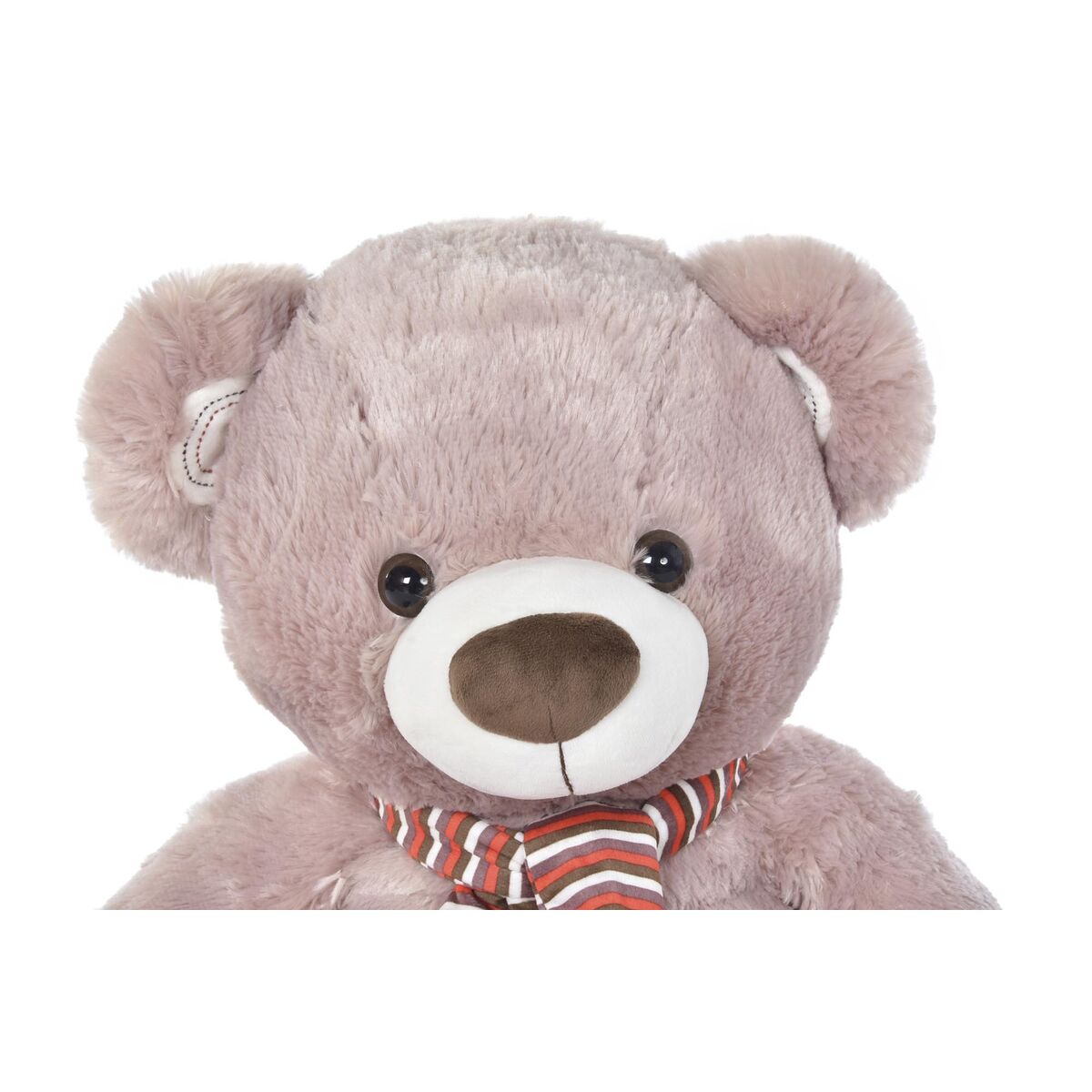 imagem de Urso de Peluche DKD Home Decor Branco Cachecol Castanho Infantil Urso 50 x 30 x 60 cm3