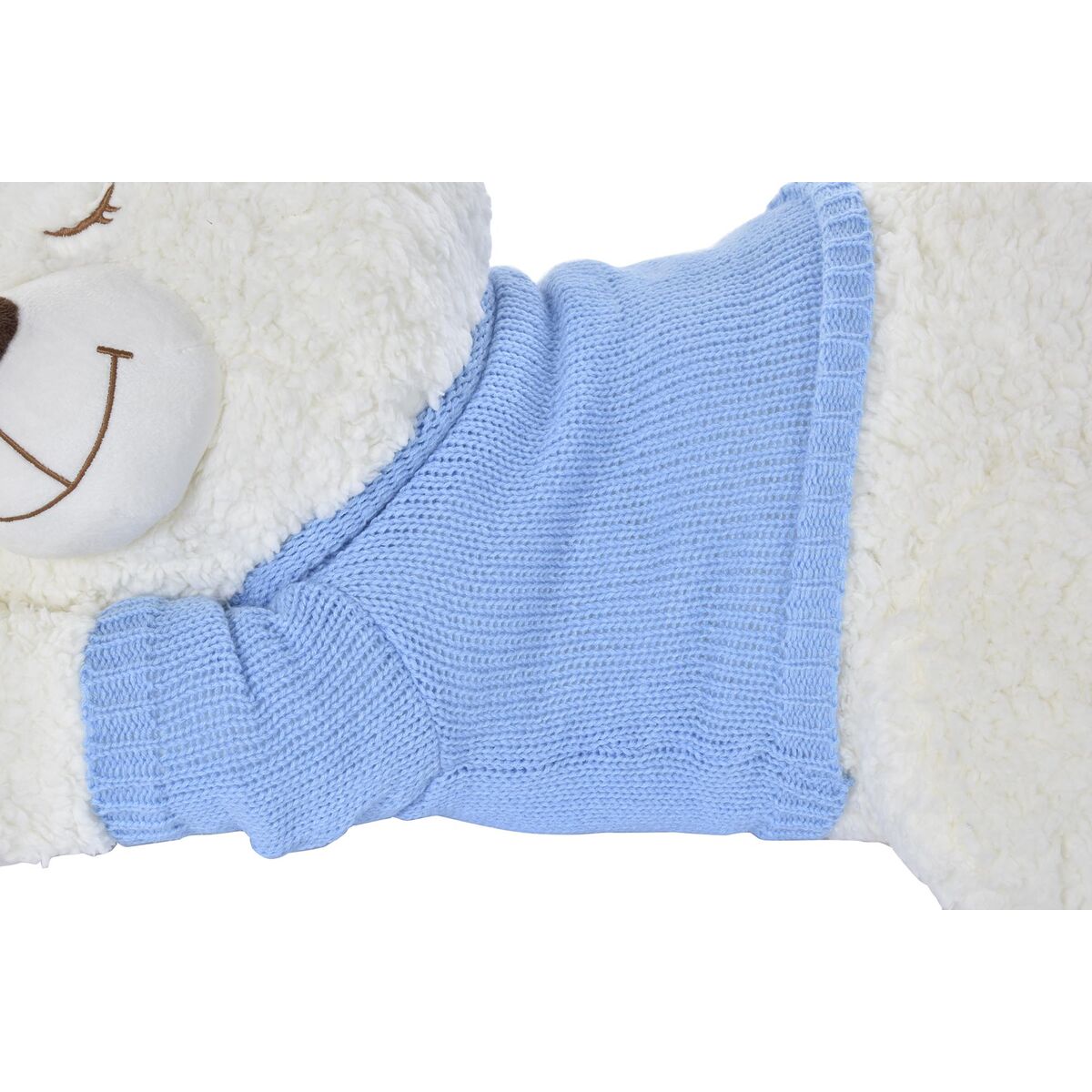 imagem de Urso de Peluche DKD Home Decor 70 x 30 x 30 cm Azul Cor de Rosa Branco Infantil (2 Unidades)3