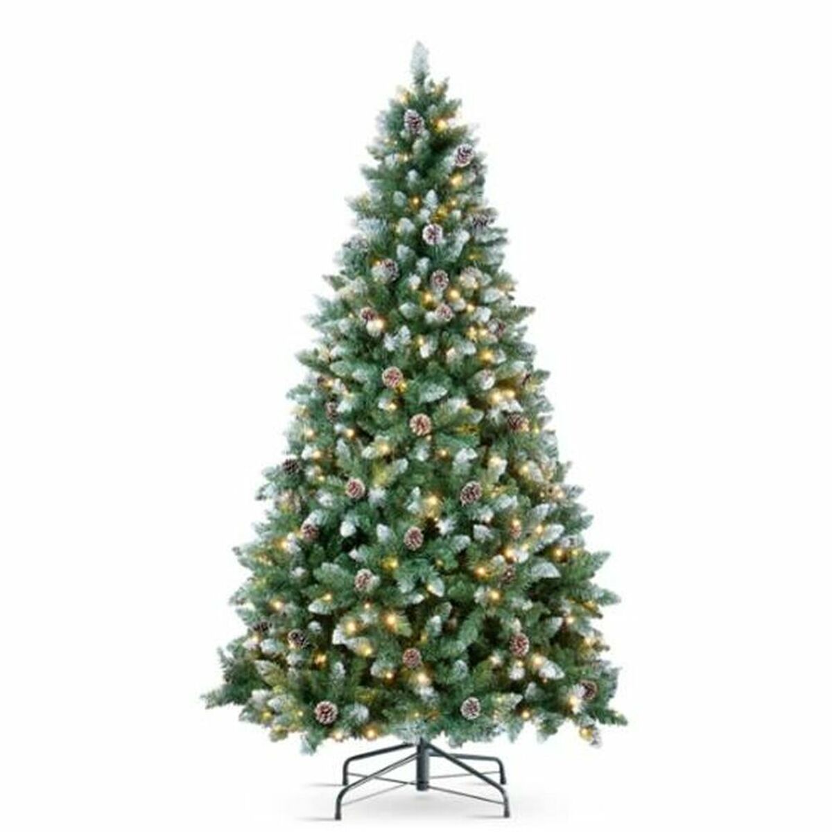 DKD Home Decor - Árvore de Natal DKD Home Decor Verde Metal Polietileno 80 x 80 x 150 cm 1 x 1 x 150 cm