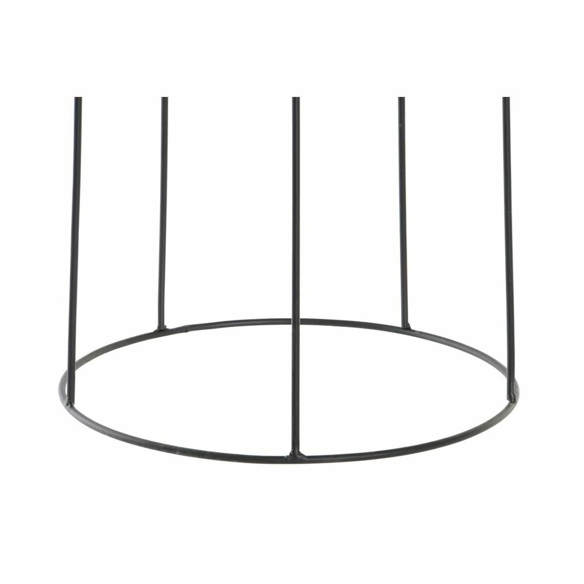 imagem de Plantador DKD Home Decor Natural Preto Metal Colonial Fibra (30 x 30 x 62 cm)3