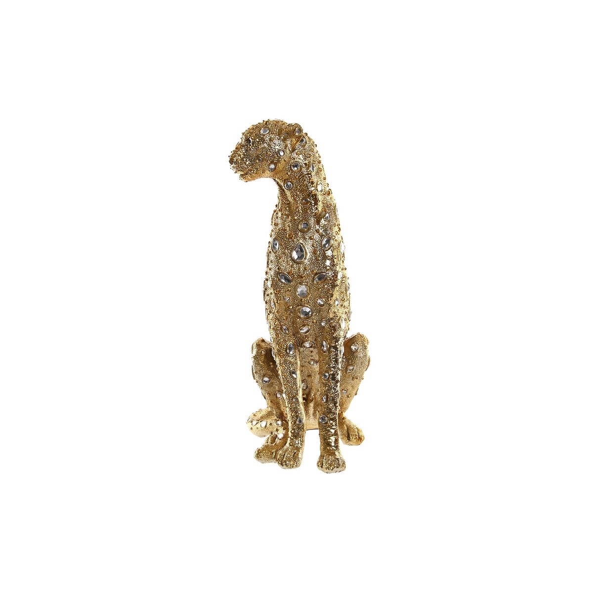 imagem de Figura Decorativa DKD Home Decor Leopardo Resina Moderno (23,5 x 15 x 37 cm)2