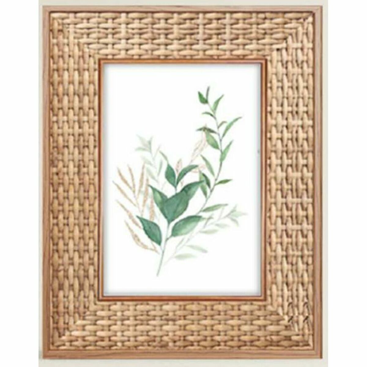 DKD Home Decor - Moldura de Fotos DKD Home Decor Natural Madeira Madeira MDF 26,5 x 2,5 x 32 cm