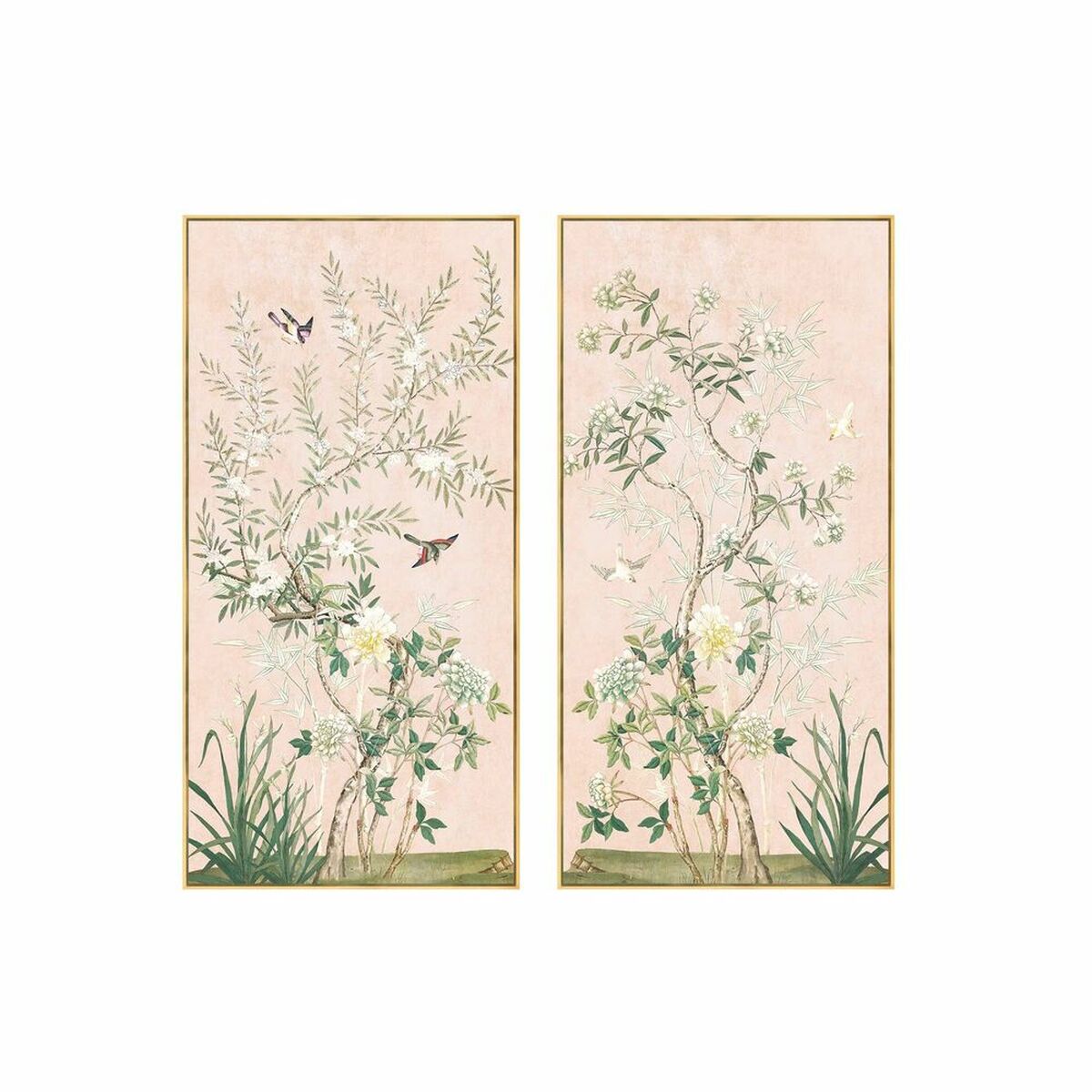 DKD Home Decor - Pintura DKD Home Decor Oriental 70 x 4 x 140 cm (2 Unidades)