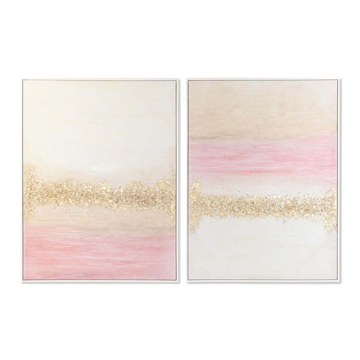 DKD Home Decor - Pintura DKD Home Decor Abstrato Moderno 90 x 4 x 120 cm (2 Unidades)