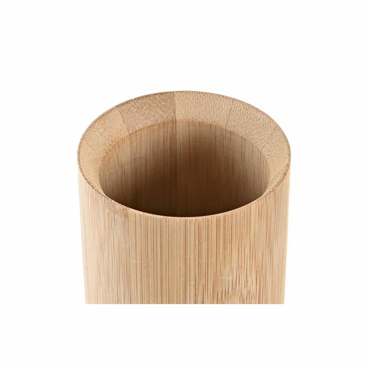 imagem de Suporte para a escova de Dentes DKD Home Decor Natural Bambu Polipropileno 7 x 7 x 11 cm3