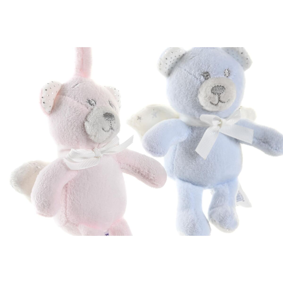 imagem de Peluche DKD Home Decor Urso Estrela 13 x 6 x 40 cm (2 Unidades)2