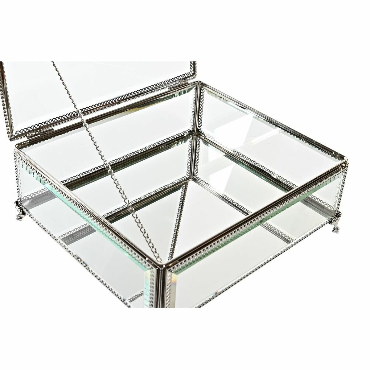 imagem de Guarda-Joias DKD Home Decor Cristal Metal (25 x 21 x 10 cm)4