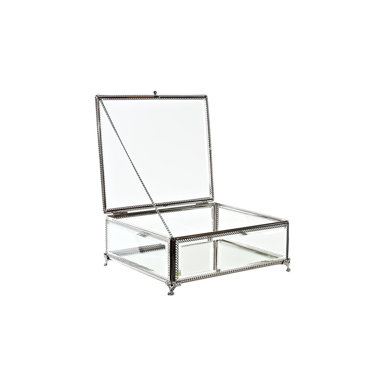 imagem de Guarda-Joias DKD Home Decor Cristal Metal (25 x 21 x 10 cm)3