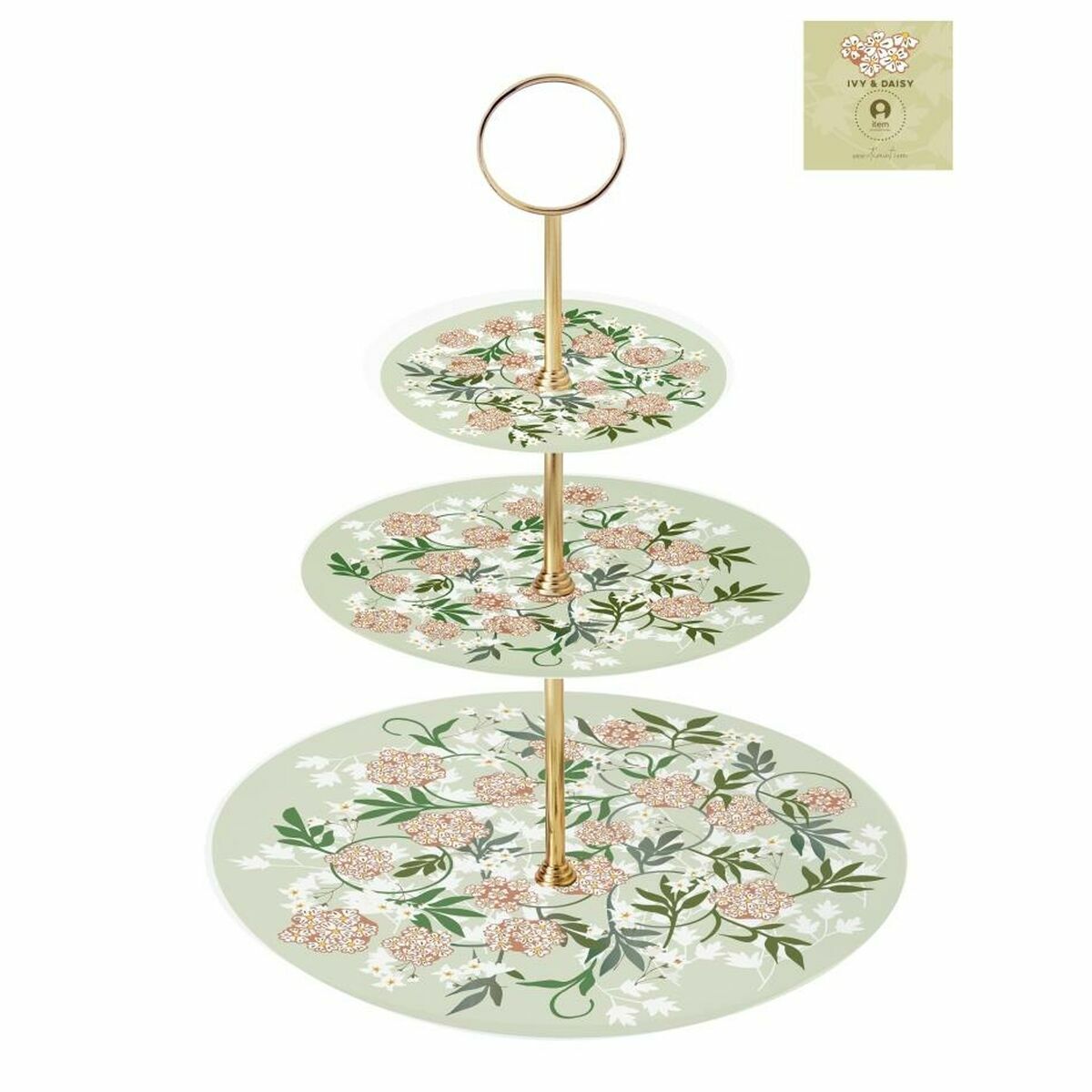 imagem de Fruteira DKD Home Decor Verde Bege Metal Porcelana 27 x 27 x 34 cm2