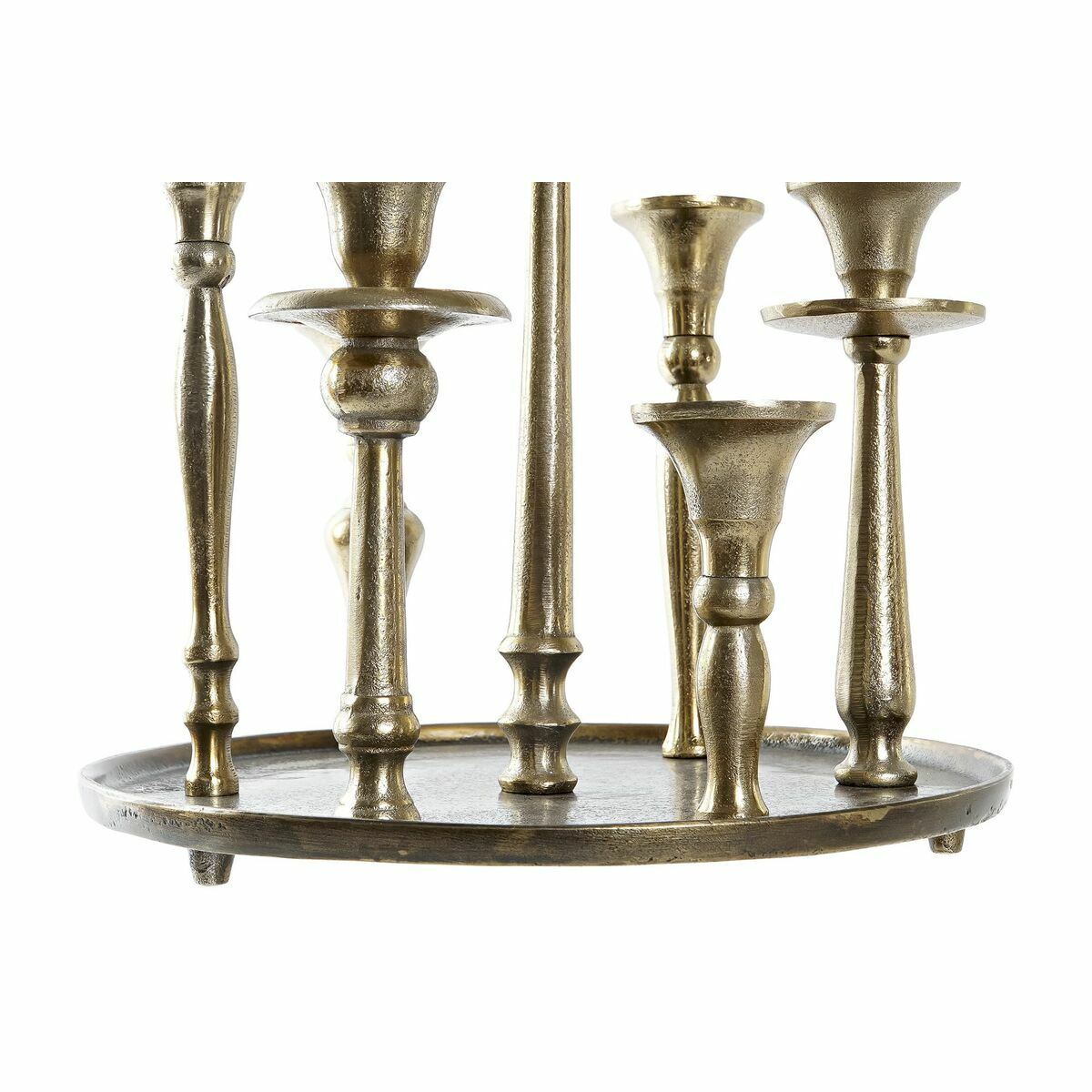 imagem de Candelabro DKD Home Decor 29 x 29 x 30 cm Alumínio Moderno (2 Unidades)3