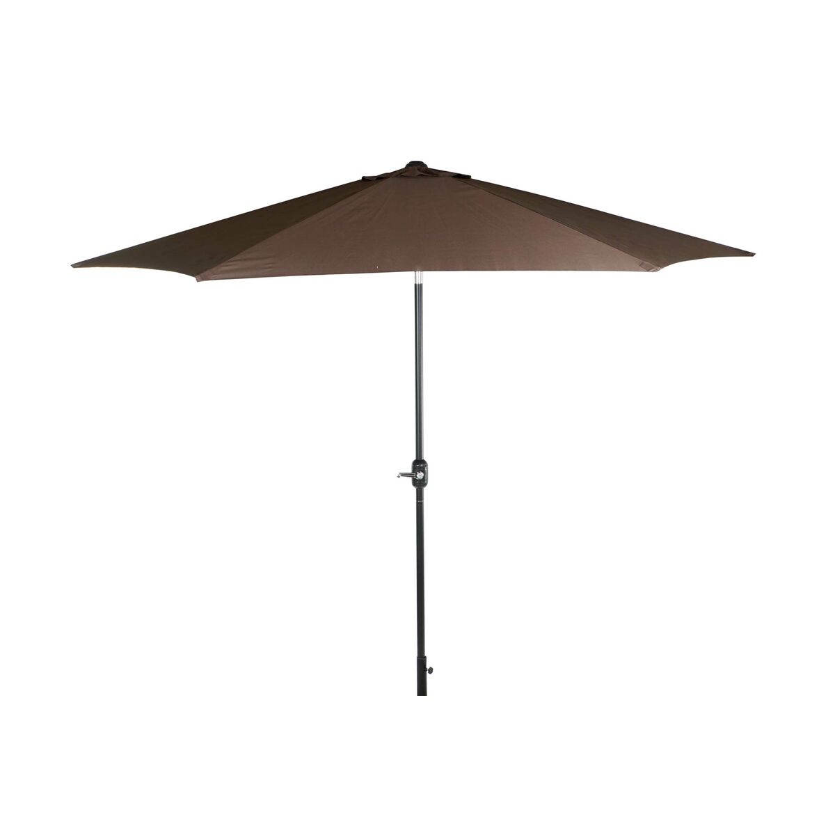 DKD Home Decor - Parasol DKD Home Decor Preto Castanho Aço 300 x 300 x 250 cm